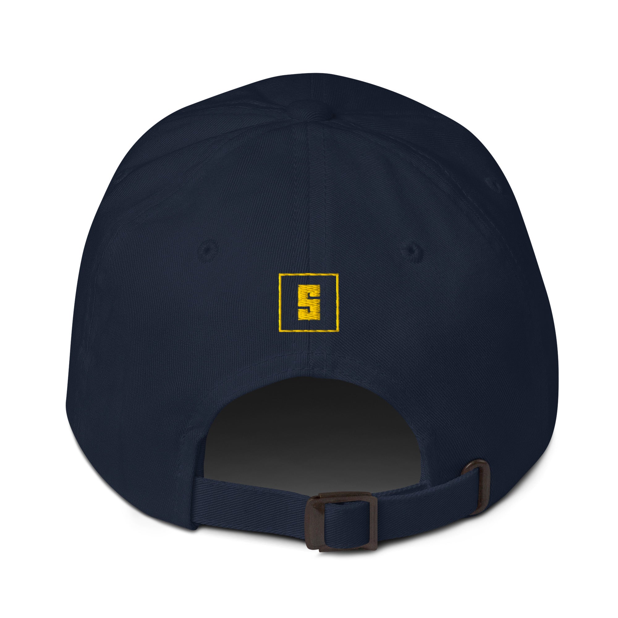Navy dad cap with SWEDEN GREAT SINCE 1523 embroidery