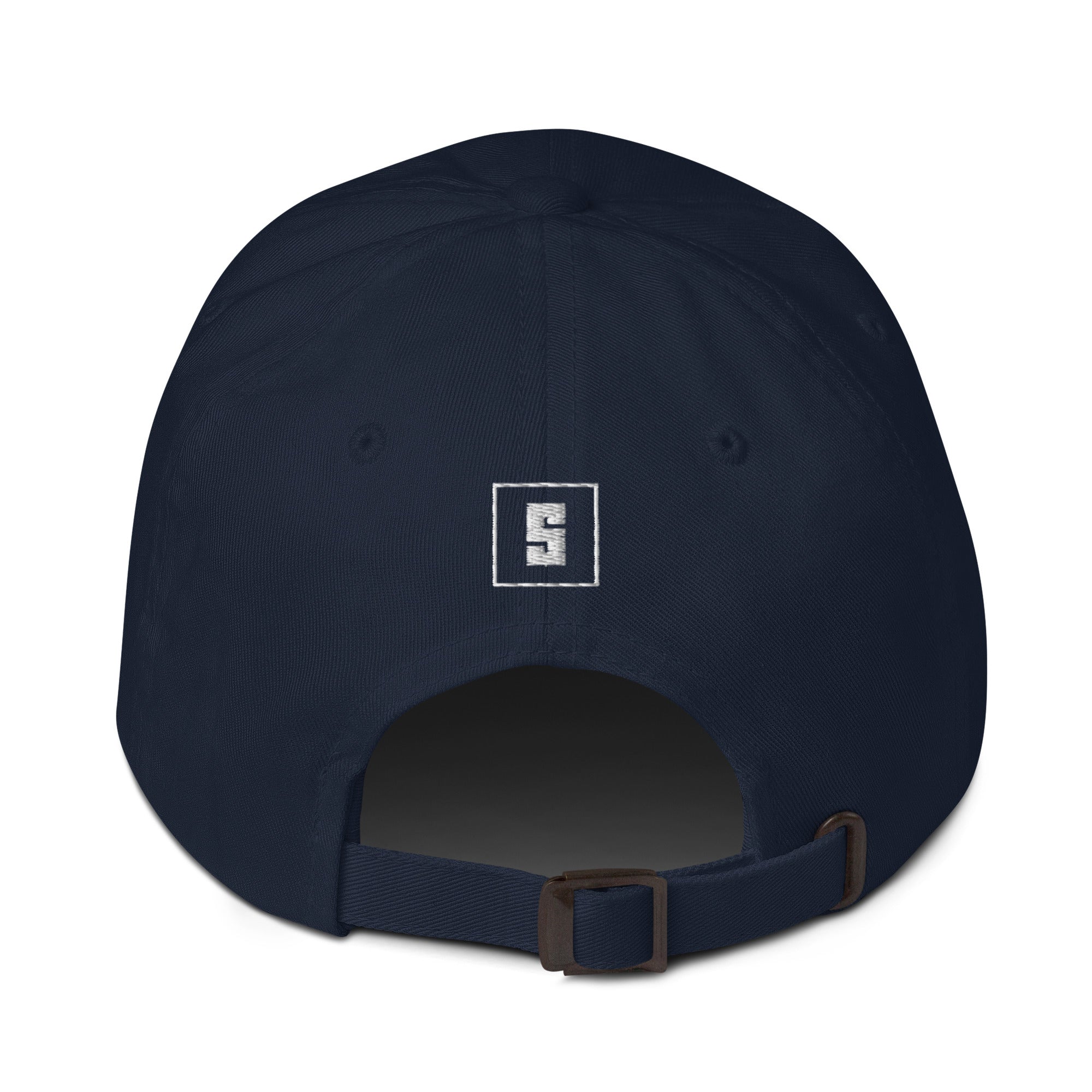 Navy dad cap with INDIA GREAT SINCE 1947 embroidery