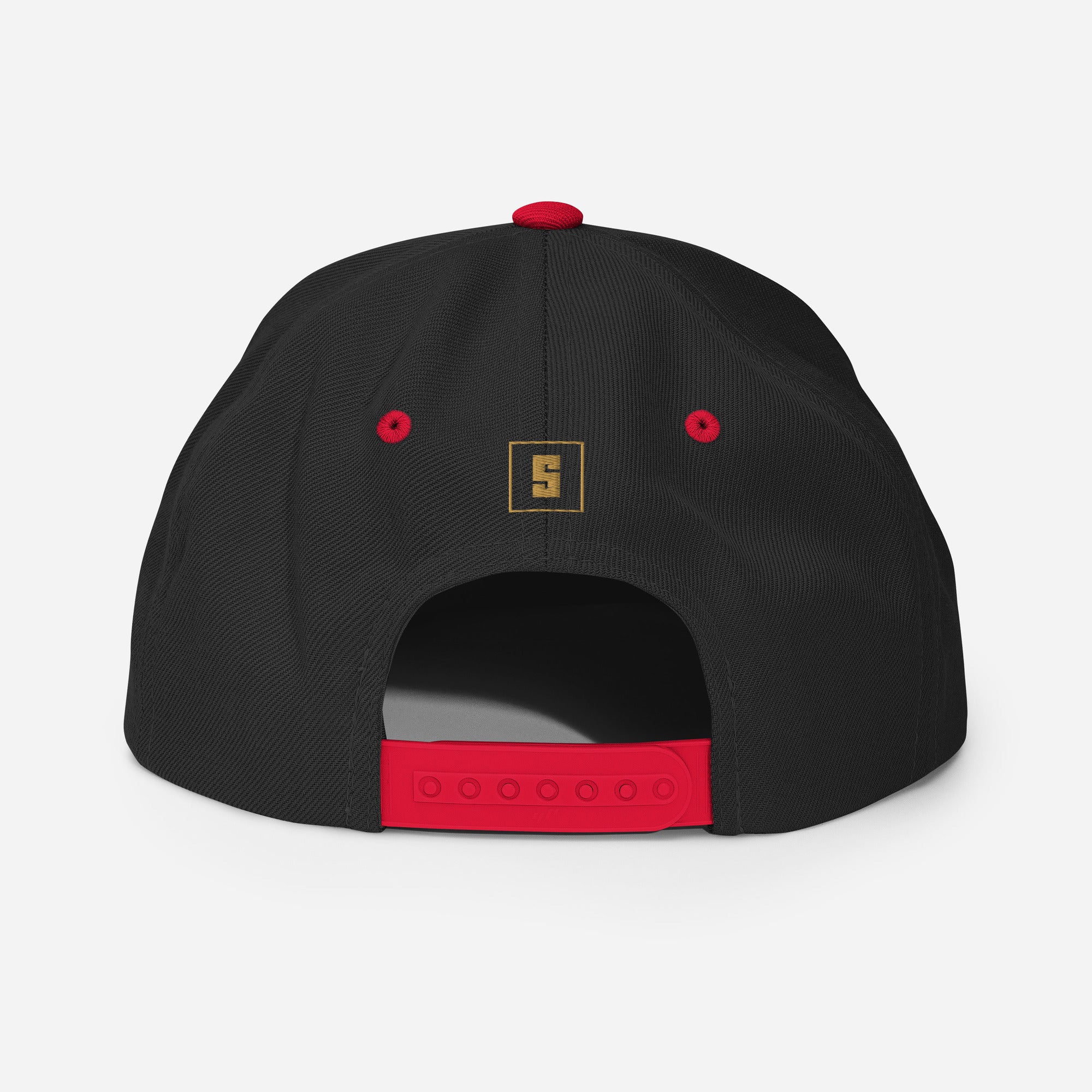 Black and red snapback cap with GERMANY GREAT SINCE 1871 embroidery